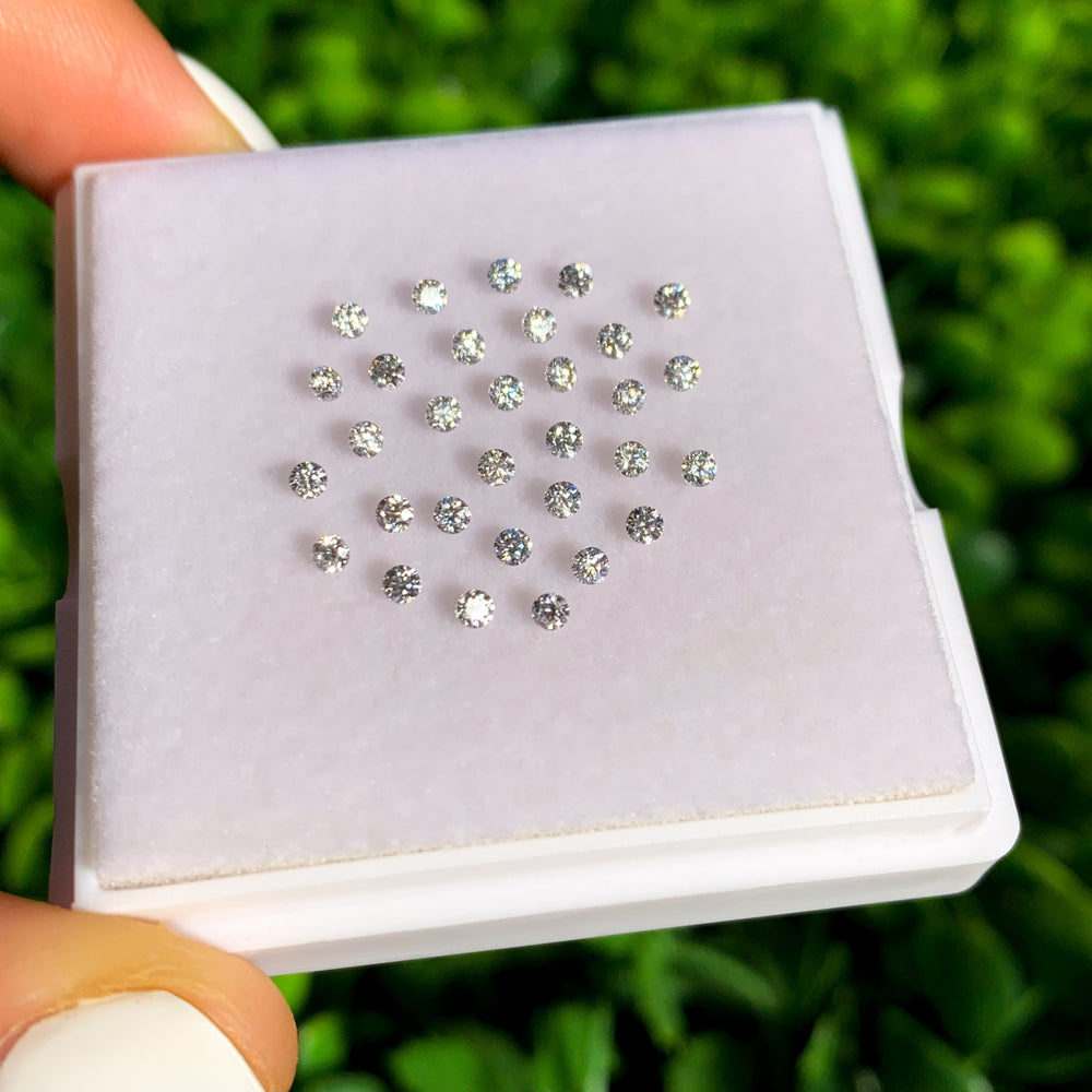 Moissanita 2 mm Corte Diamante