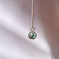 COLGANTE CÁPSULA DE PRASIOLITA