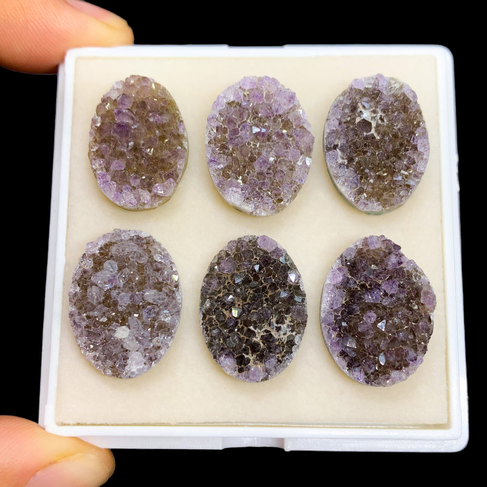 Drusa de Amatista Ovalado 20x15 mm
