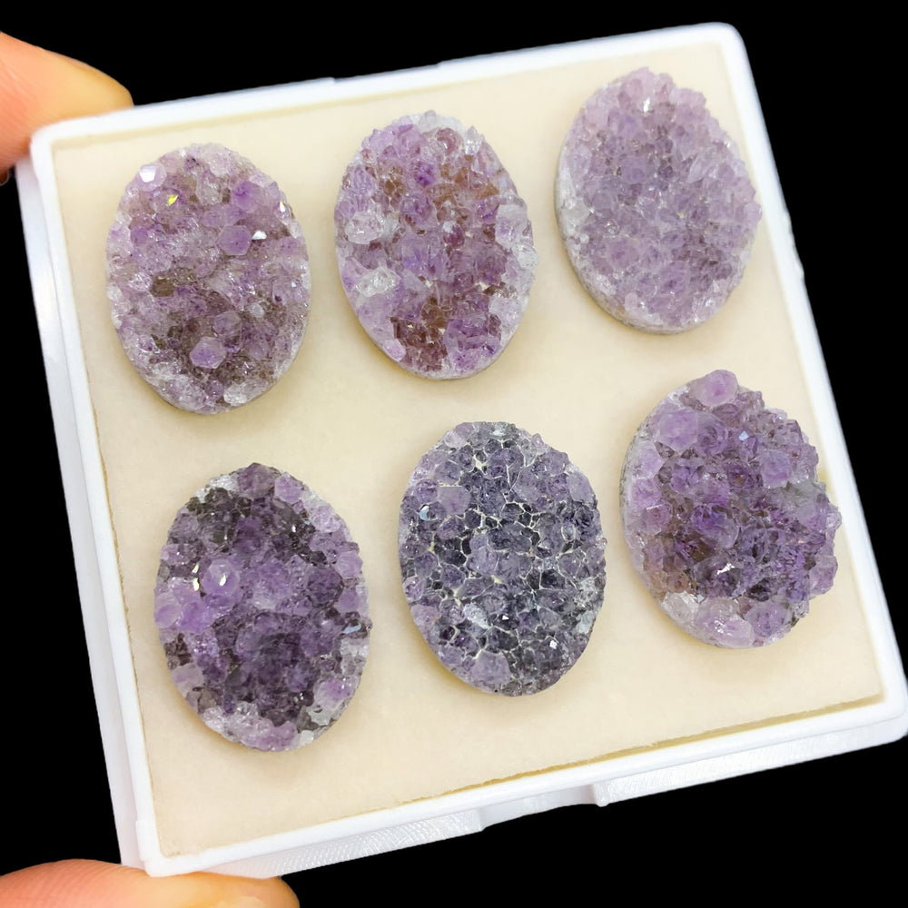
                  
                    Drusa de Amatista Ovalado 20x15 mm
                  
                