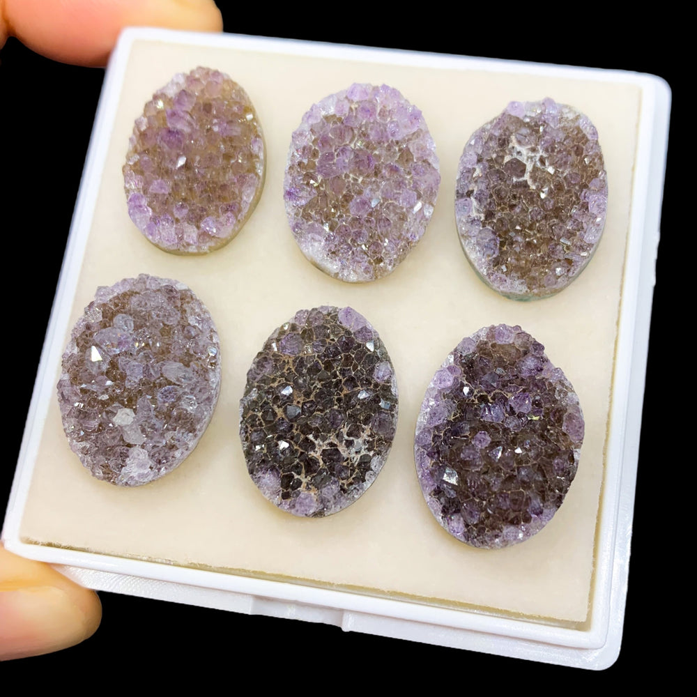 
                  
                    Drusa de Amatista Ovalado 20x15 mm
                  
                