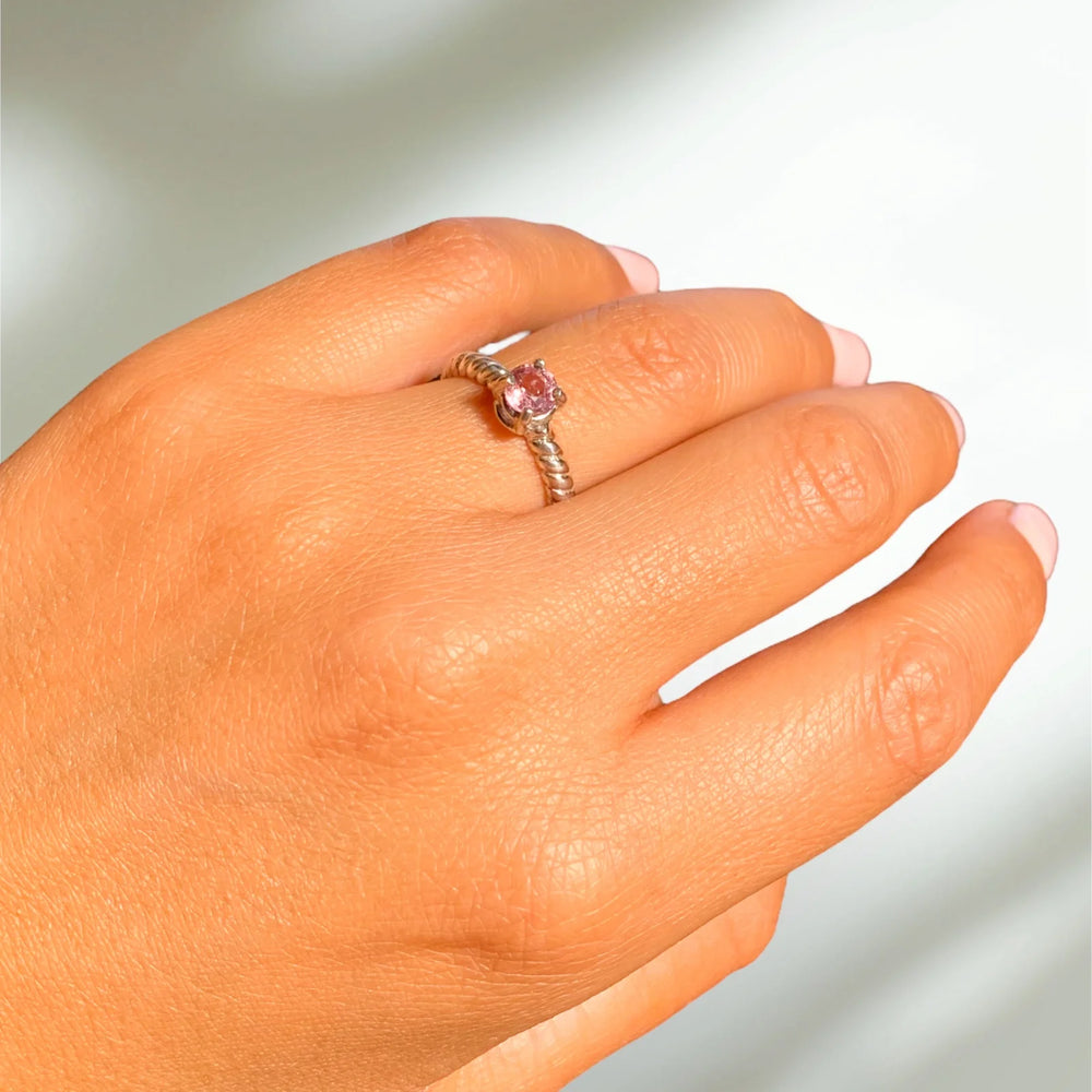 
                  
                    ANILLO ESPINEL ROSA NATURAL TALLA 13
                  
                