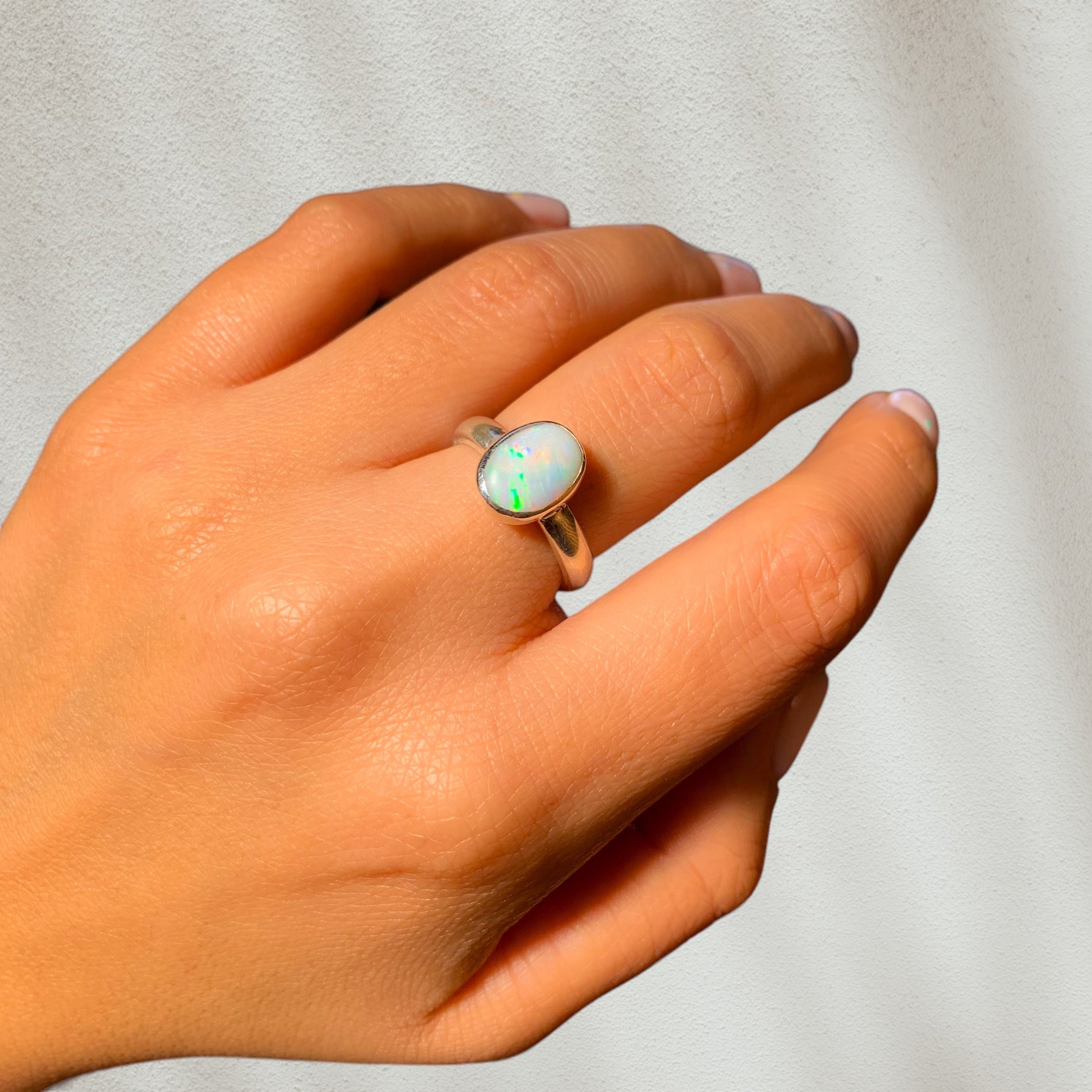 Anillos con piedra opalo online