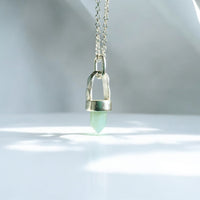 COLGANTE MAGNUS TAMAÑO S PUNTA FACETADA DE PIEDRAS NATURALES A ELECCIÓN