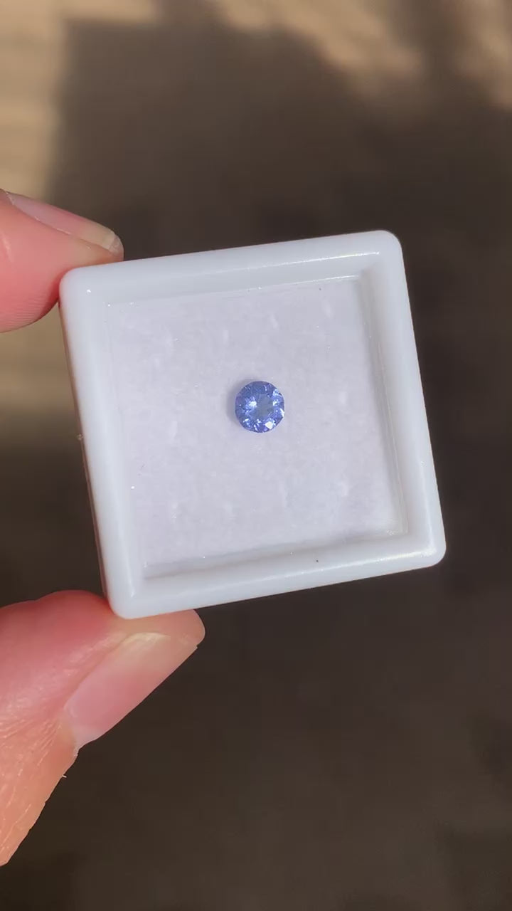 TANZANITA CORTE DIAMANTE NATURAL 4.5 MM