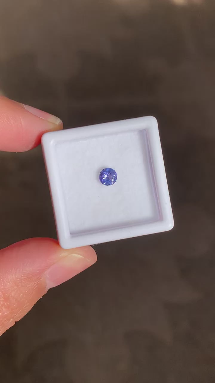 TANZANITA CORTE DIAMANTE NATURAL 4.5 MM