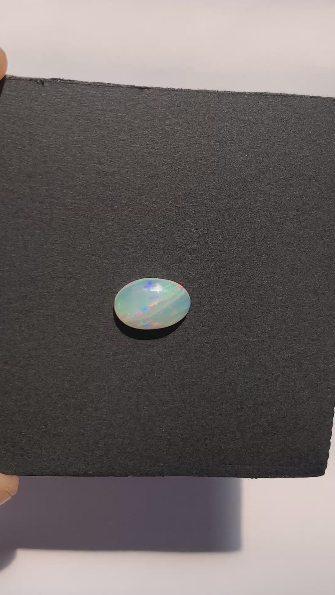 CRISTAL DE ÓPALO AUSTRALIANO SOLIDO NATURAL FORMA IRREGULAR 11x7.8 MM