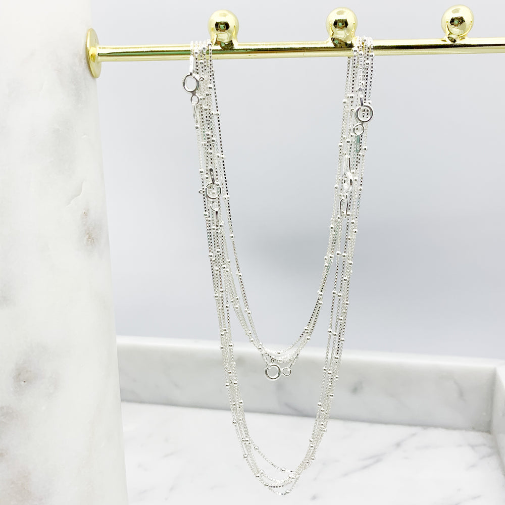 Cadena Veneciana Con Bolitas 45 CM